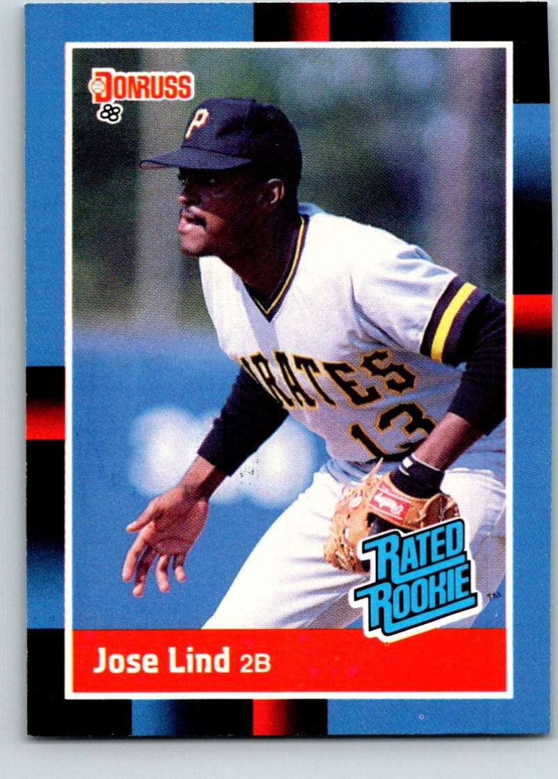 1988 Donruss #38 Jose Lind Mint RC Rookie Image 1