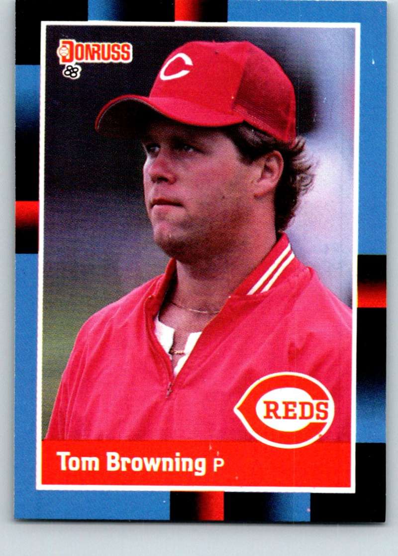 1988 Donruss #63 Tom Browning Mint  Image 1