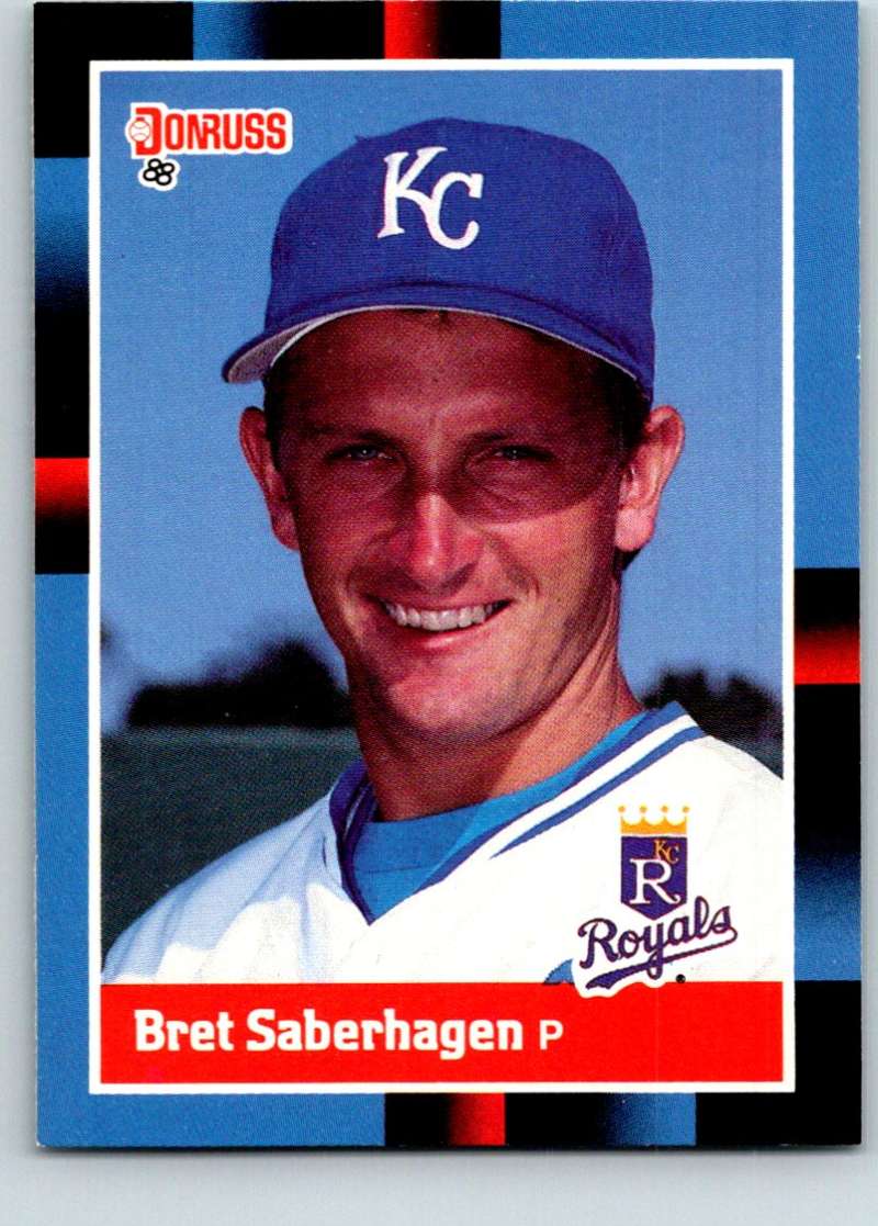 1988 Donruss #96 Bret Saberhagen Mint  Image 1