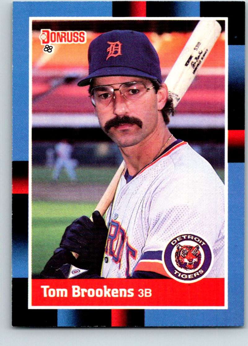 1988 Donruss #107 Tom Brookens Mint  Image 1