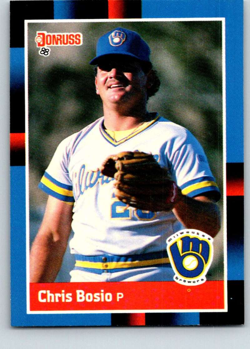 1988 Donruss #117 Chris Bosio Mint  Image 1