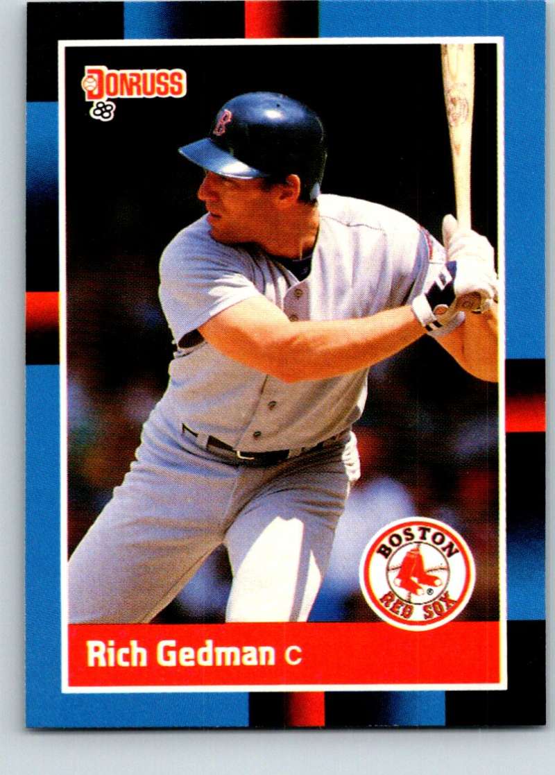 1988 Donruss #129 Rich Gedman Mint  Image 1