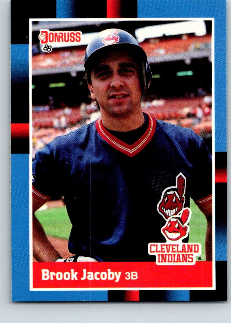 1988 Donruss #131 Brook Jacoby Mint  Image 1