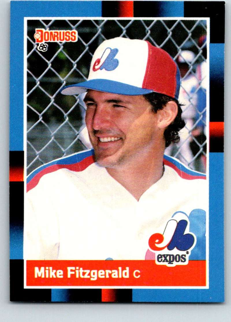 1988 Donruss #159 Mike Fitzgerald Mint  Image 1