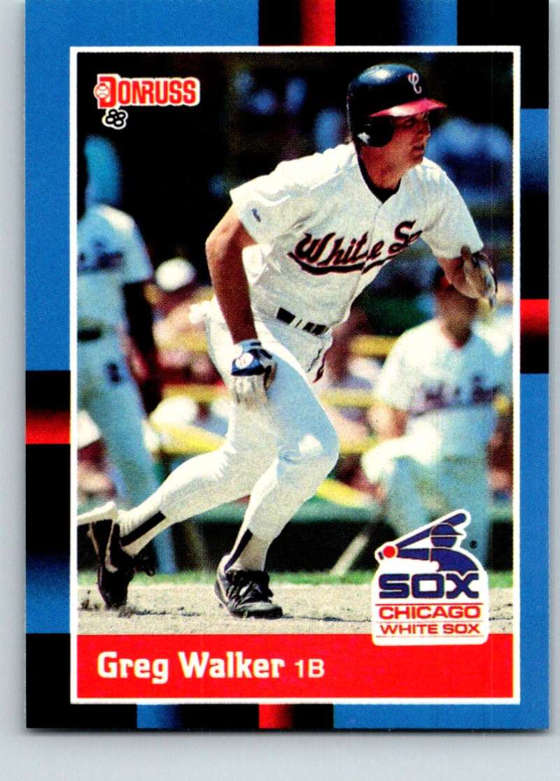 1988 Donruss #162 Greg Walker Mint  Image 1