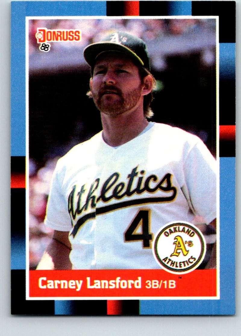 1988 Donruss #178 Carney Lansford Mint  Image 1