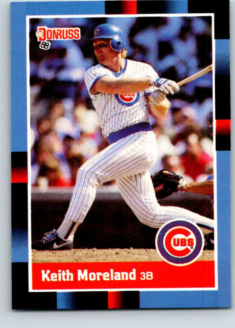 1988 Donruss #201 Keith Moreland Mint  Image 1