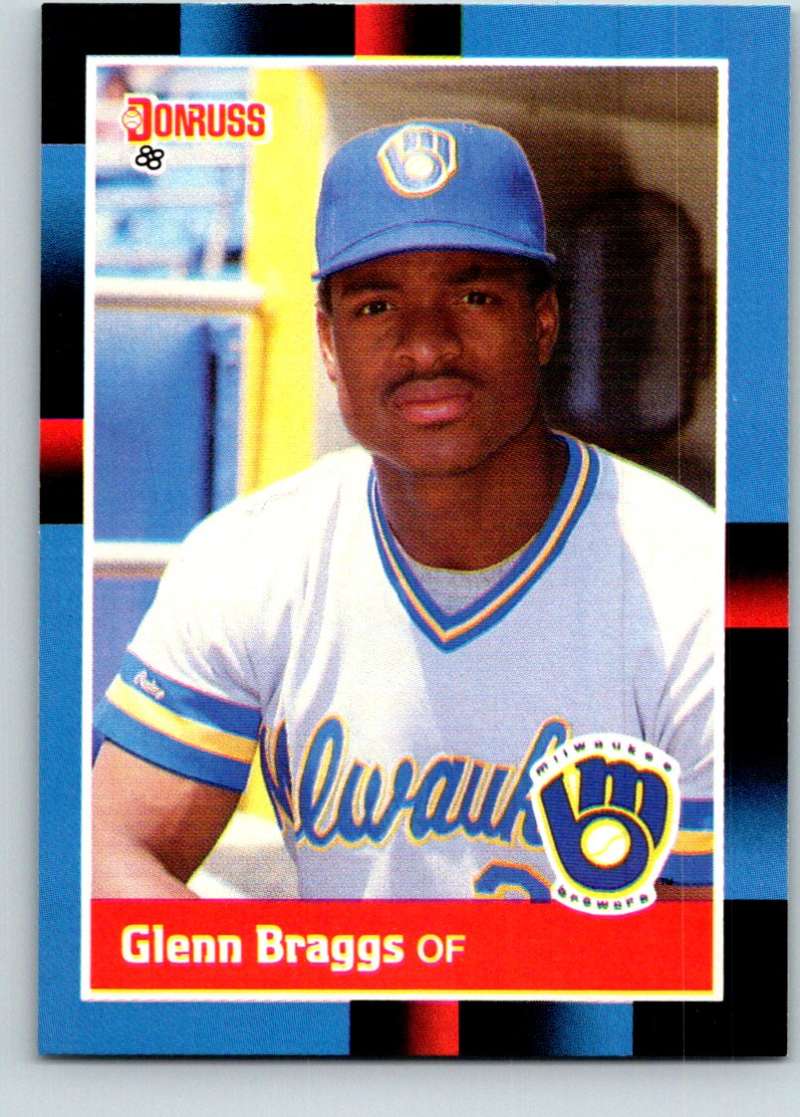 1988 Donruss #240 Glenn Braggs Mint  Image 1