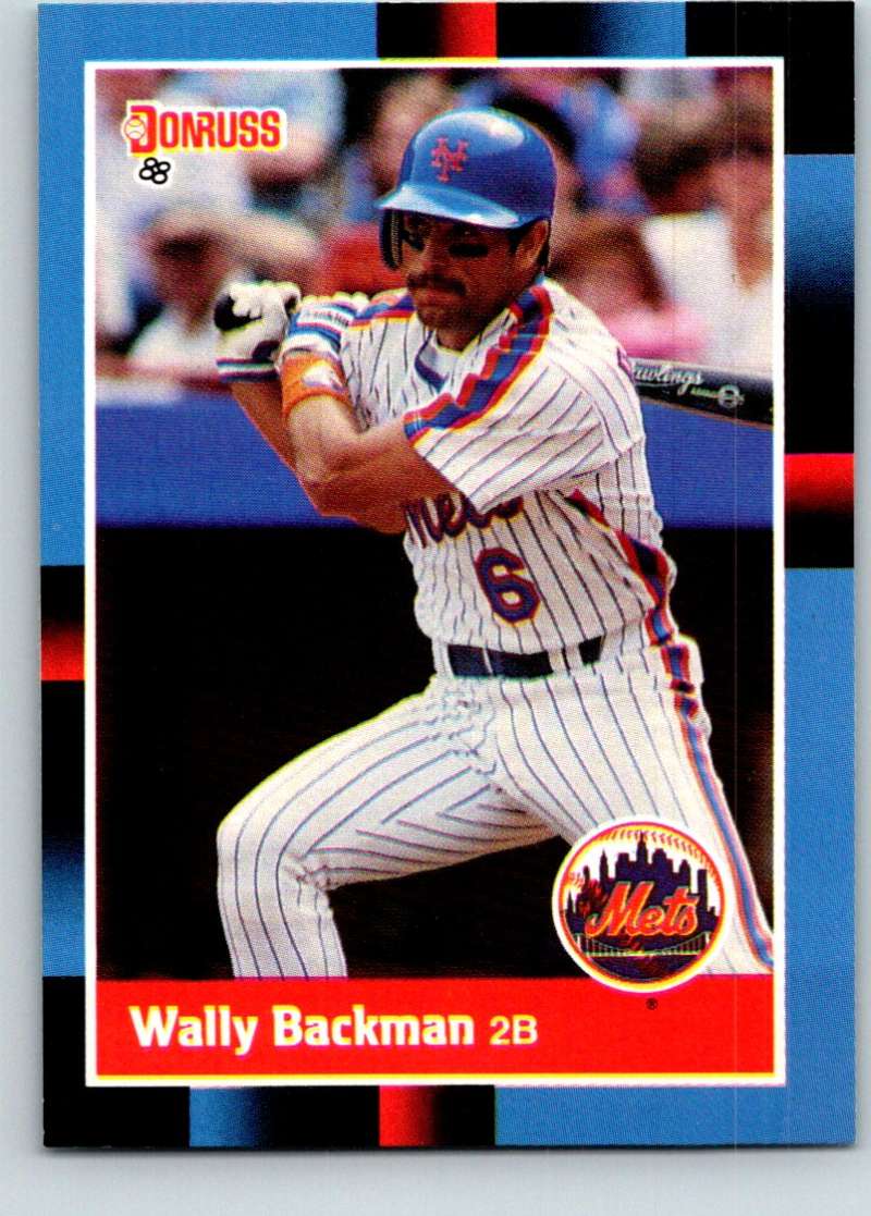 1988 Donruss #241 Wally Backman Mint  Image 1