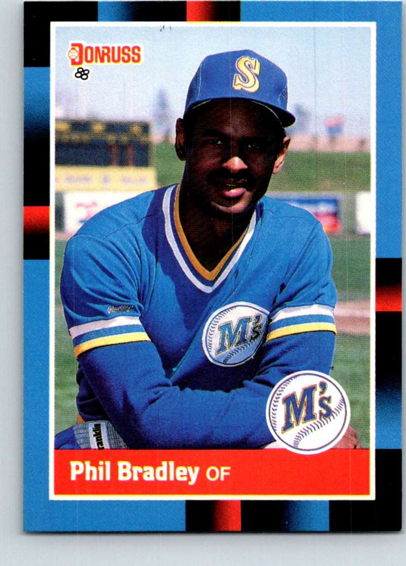 1988 Donruss #243 Phil Bradley Mint  Image 1