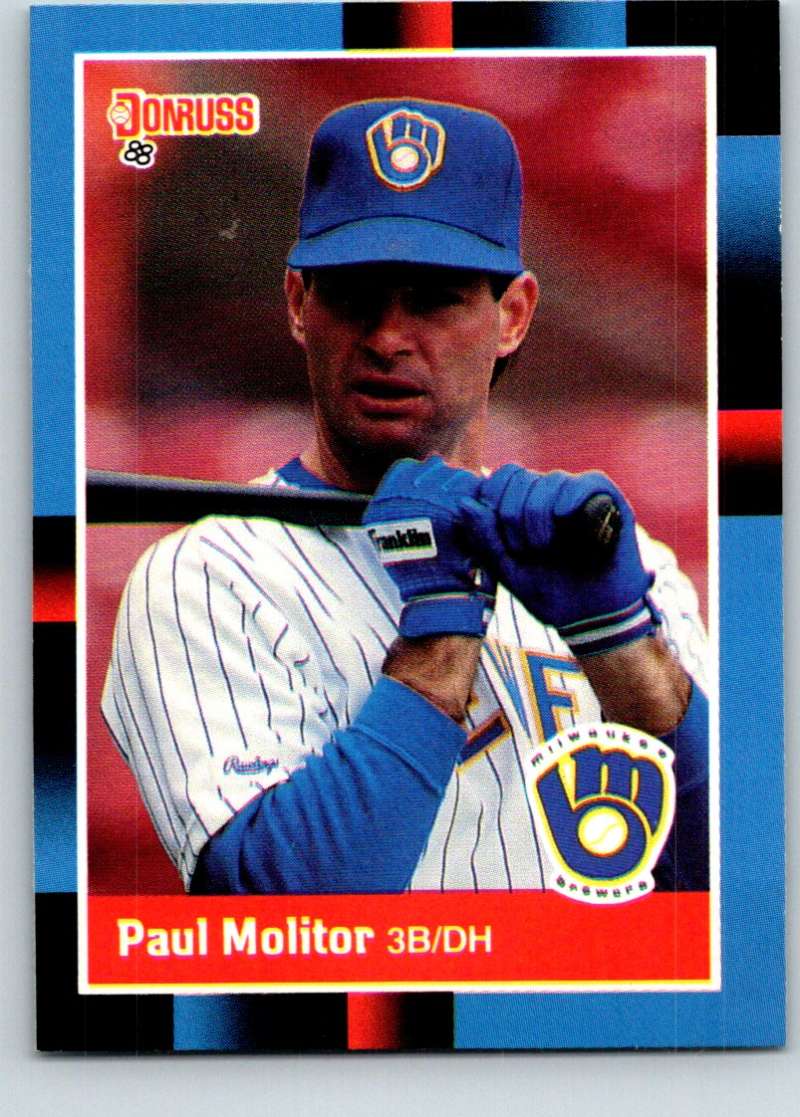 1988 Donruss #249 Paul Molitor Mint  Image 1