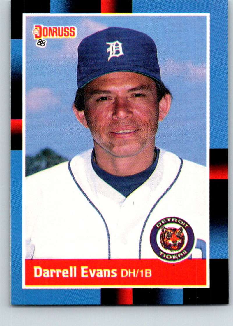 1988 Donruss #250 Darrell Evans Mint  Image 1