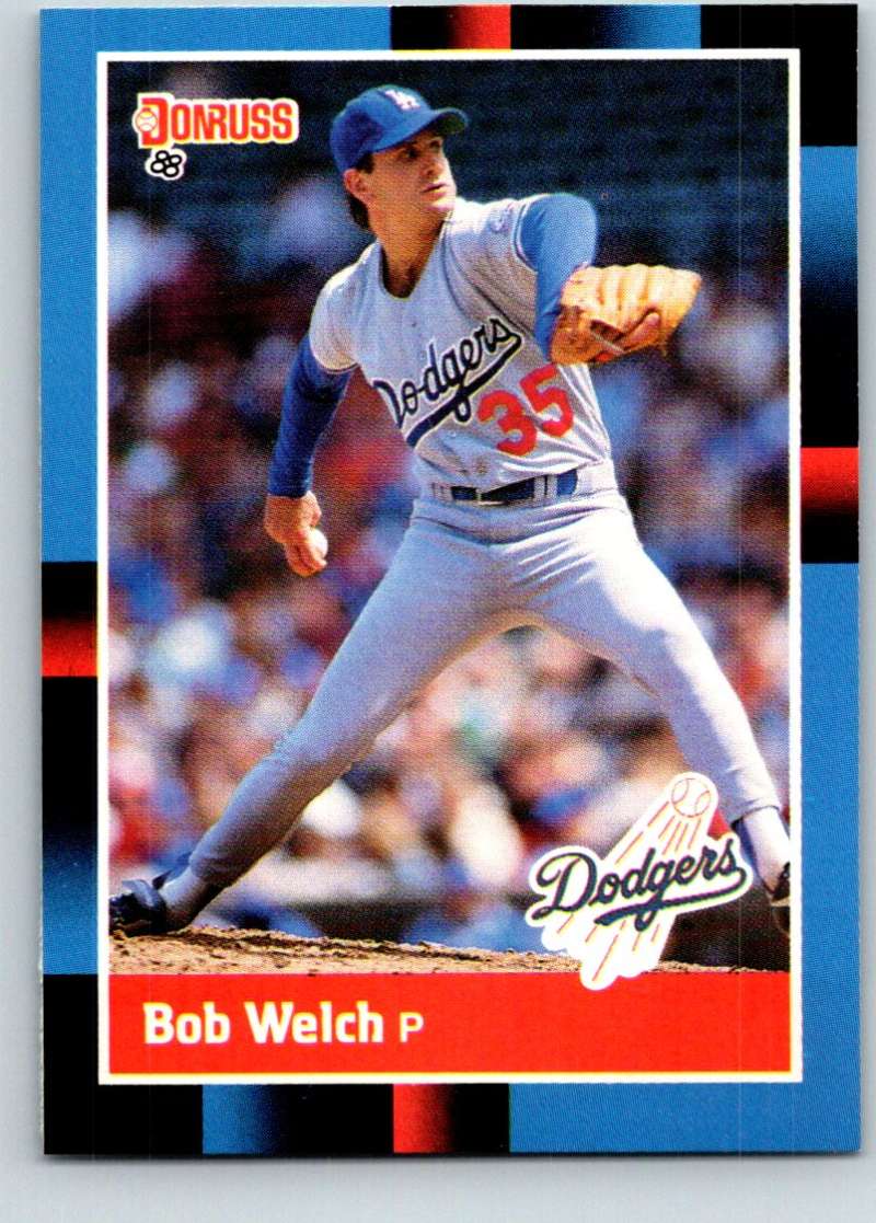 1988 Donruss #253 Bob Welch Mint  Image 1