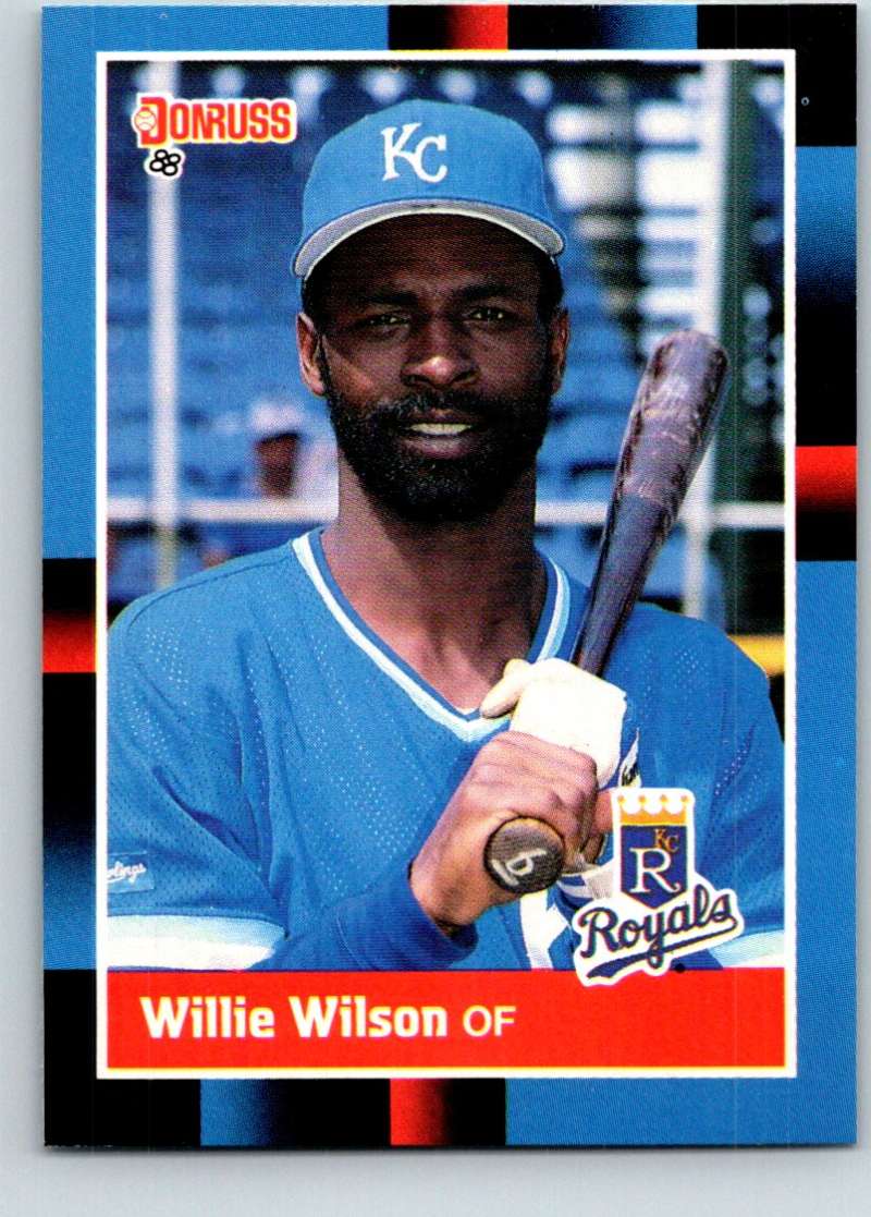 1988 Donruss #255 Willie Wilson Mint  Image 1