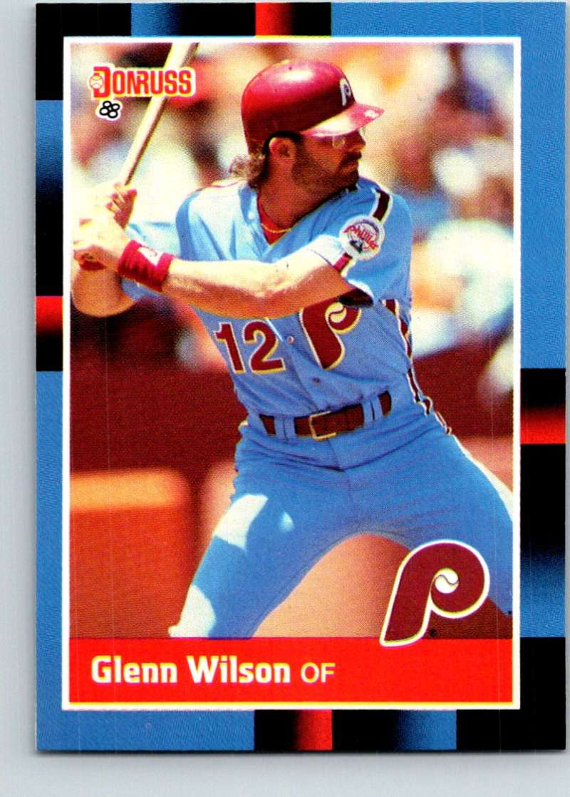 1988 Donruss #262 Glenn Wilson Mint  Image 1