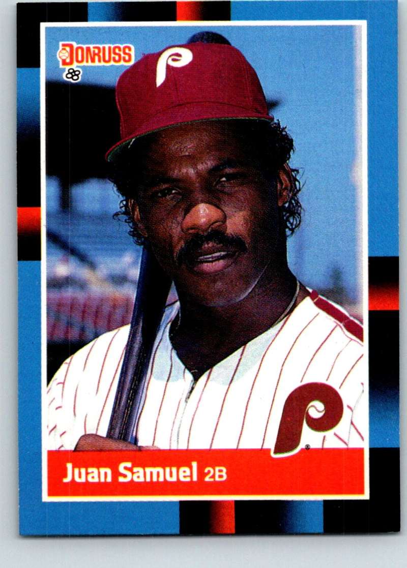 1988 Donruss #288 Juan Samuel Mint  Image 1