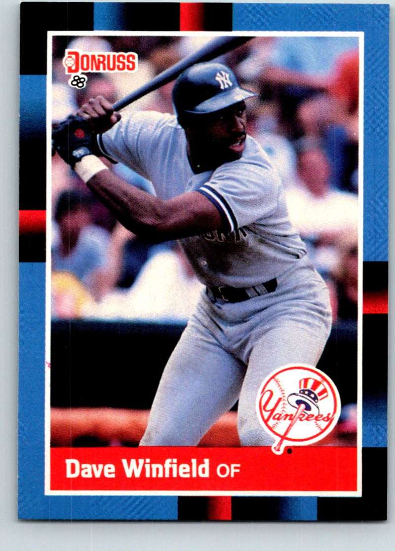 1988 Donruss #298 Dave Winfield Mint  Image 1
