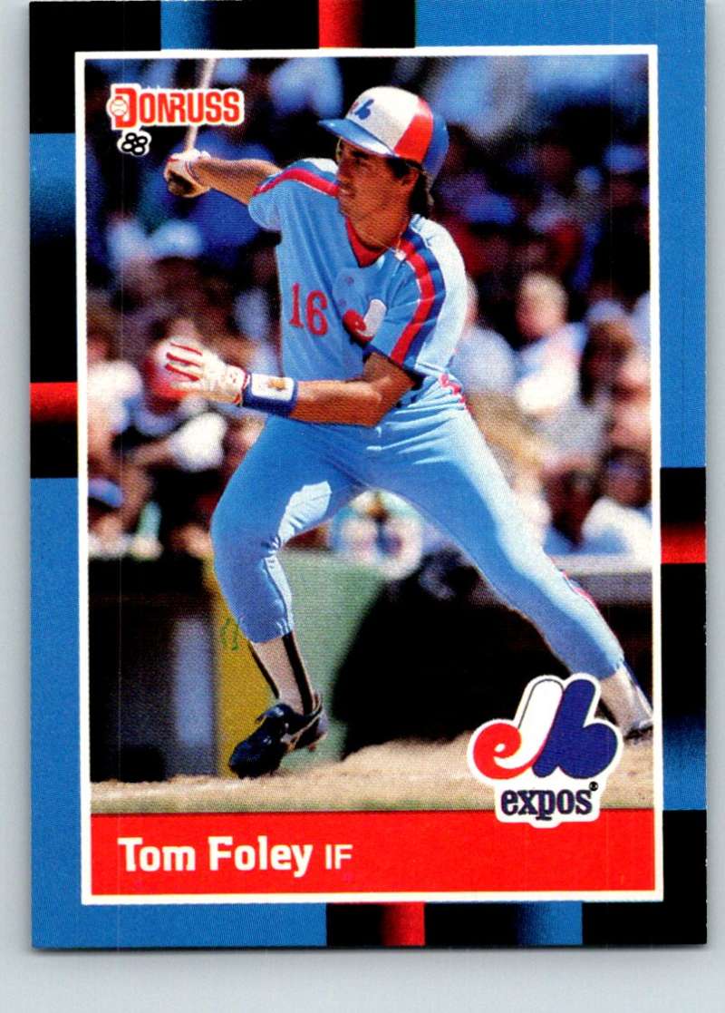 1988 Donruss #303 Tom Foley Mint  Image 1