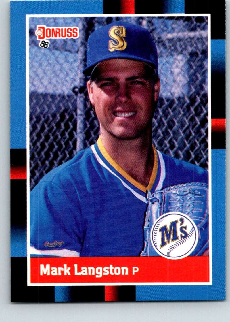 1988 Donruss #317 Mark Langston Mint  Image 1