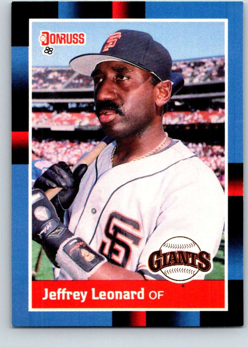 1988 Donruss #327 Jeffrey Leonard Mint  Image 1
