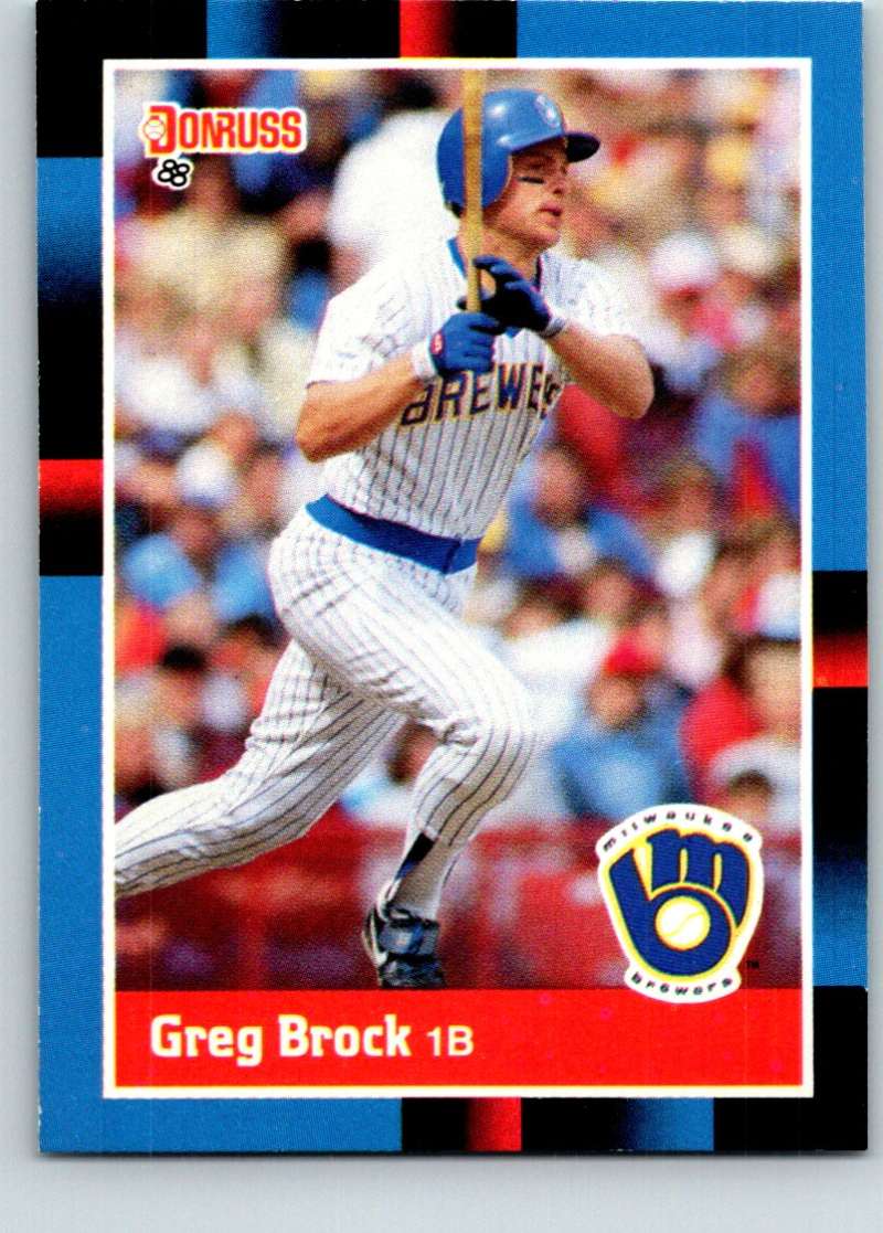 1988 Donruss #337 Greg Brock Mint  Image 1