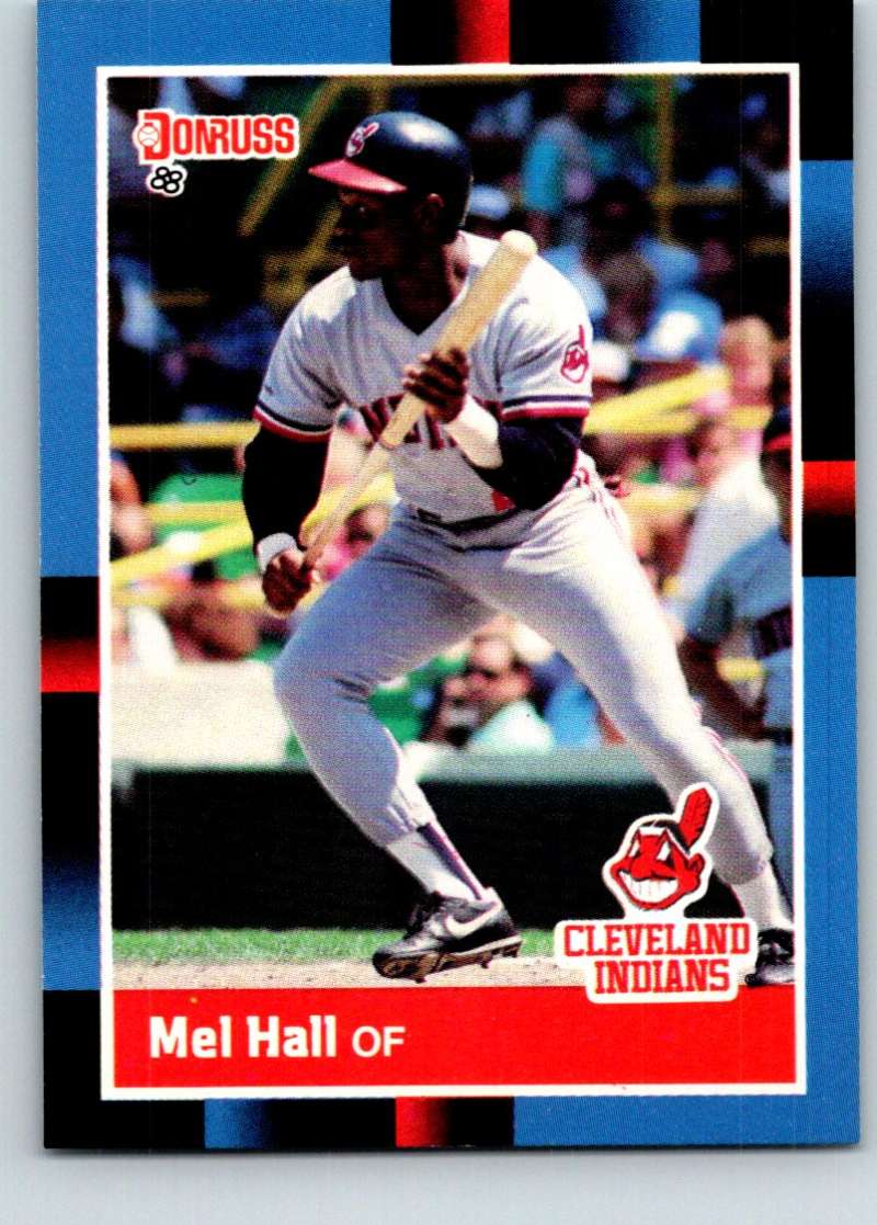 1988 Donruss #342 Mel Hall Mint  Image 1