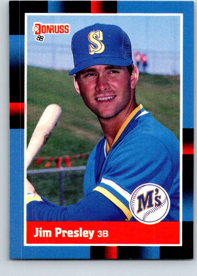 1988 Donruss #366 Jim Presley Mint  Image 1