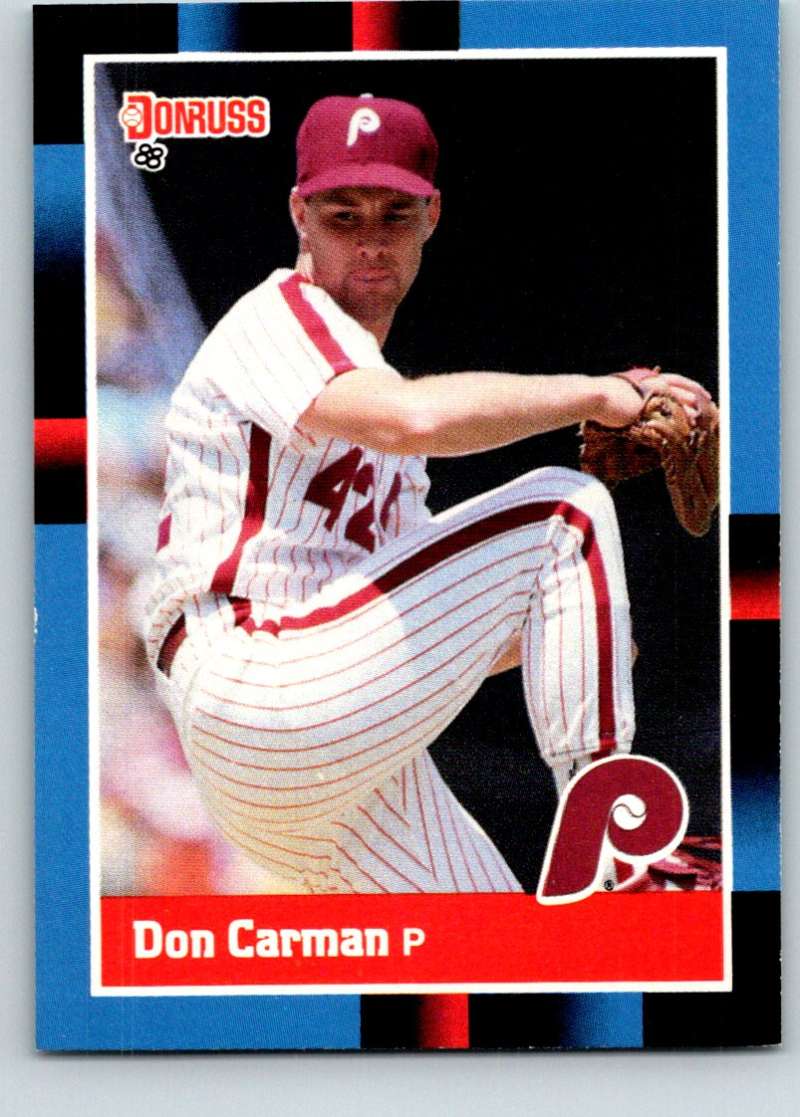 1988 Donruss #385 Don Carman Mint  Image 1