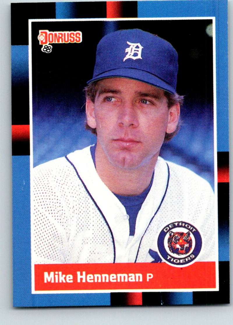 1988 Donruss #420 Mike Henneman Mint RC Rookie Image 1