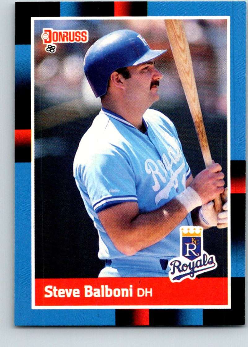 1988 Donruss #424 Steve Balboni Mint  Image 1
