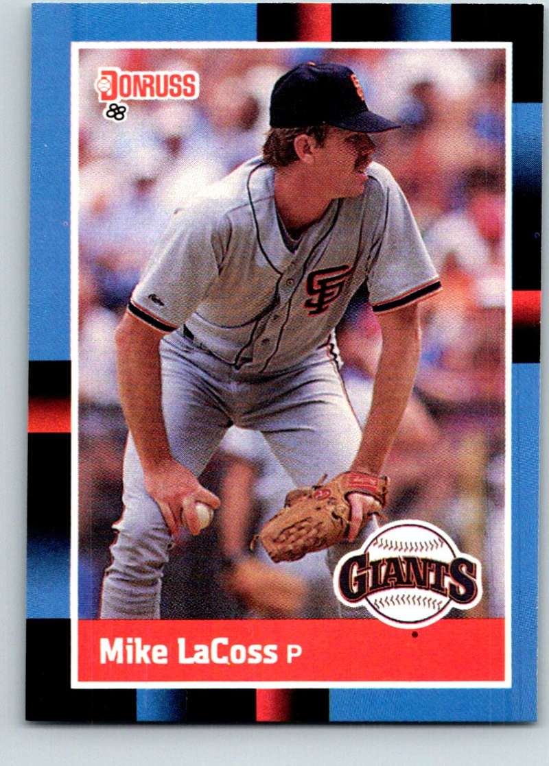 1988 Donruss #436 Mike LaCoss Mint  Image 1