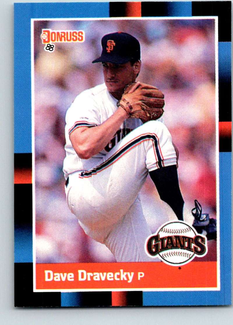 1988 Donruss #485 Dave Dravecky Mint  Image 1