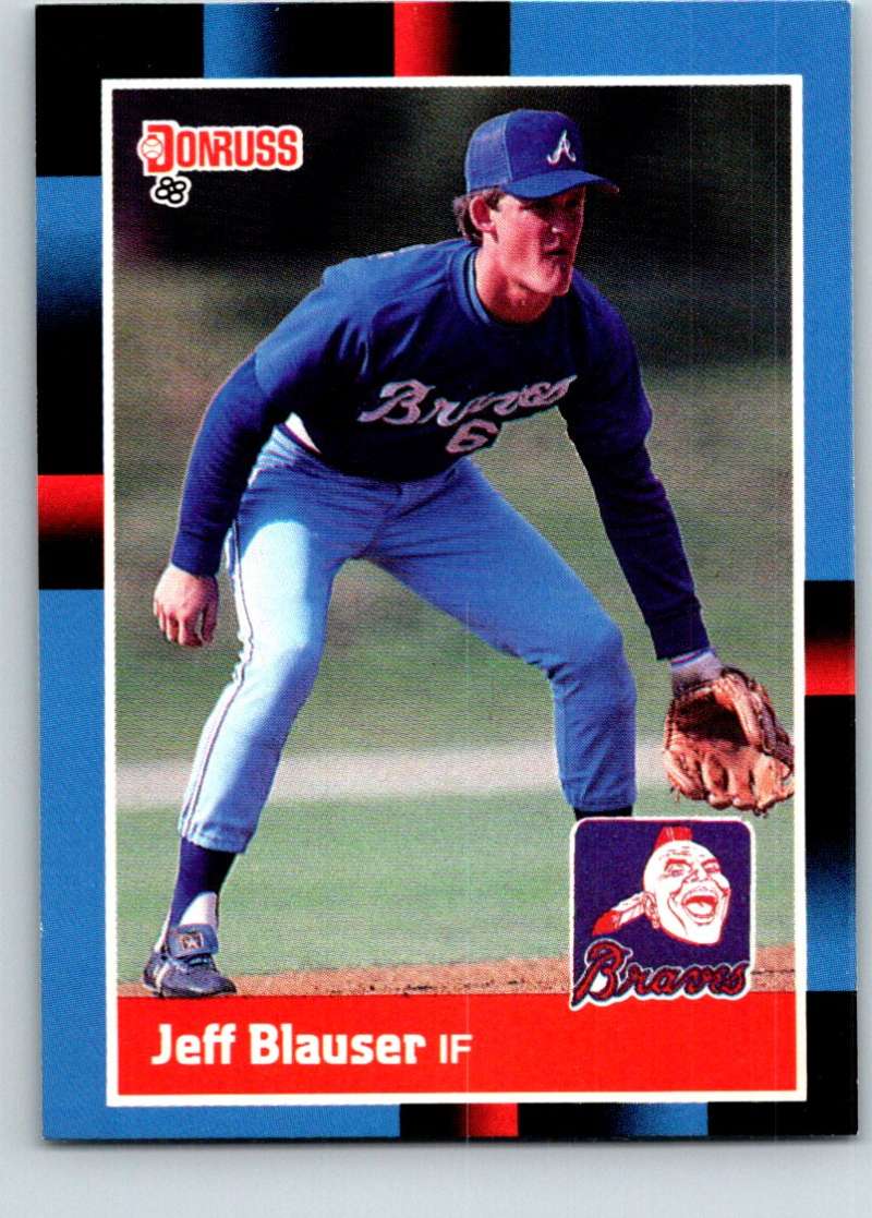 1988 Donruss #513 Jeff Blauser Mint RC Rookie Image 1