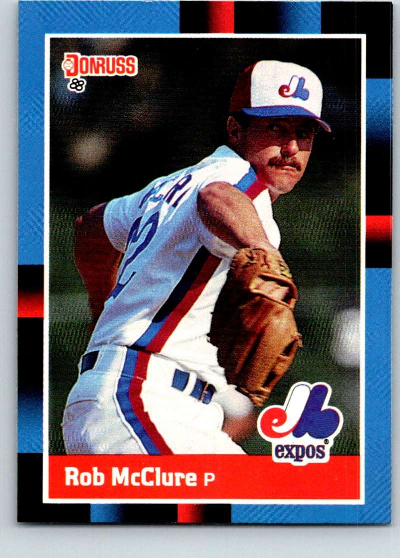 1988 Donruss #529 Bob McClure UER Mint  Image 1