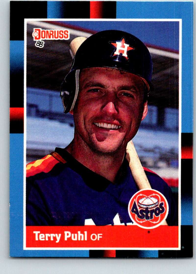 1988 Donruss #533 Terry Puhl Mint  Image 1