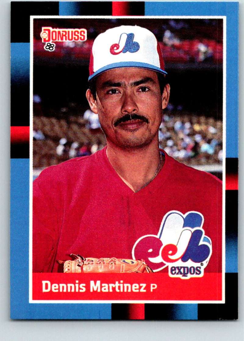 1988 Donruss #549 Dennis Martinez Mint  Image 1