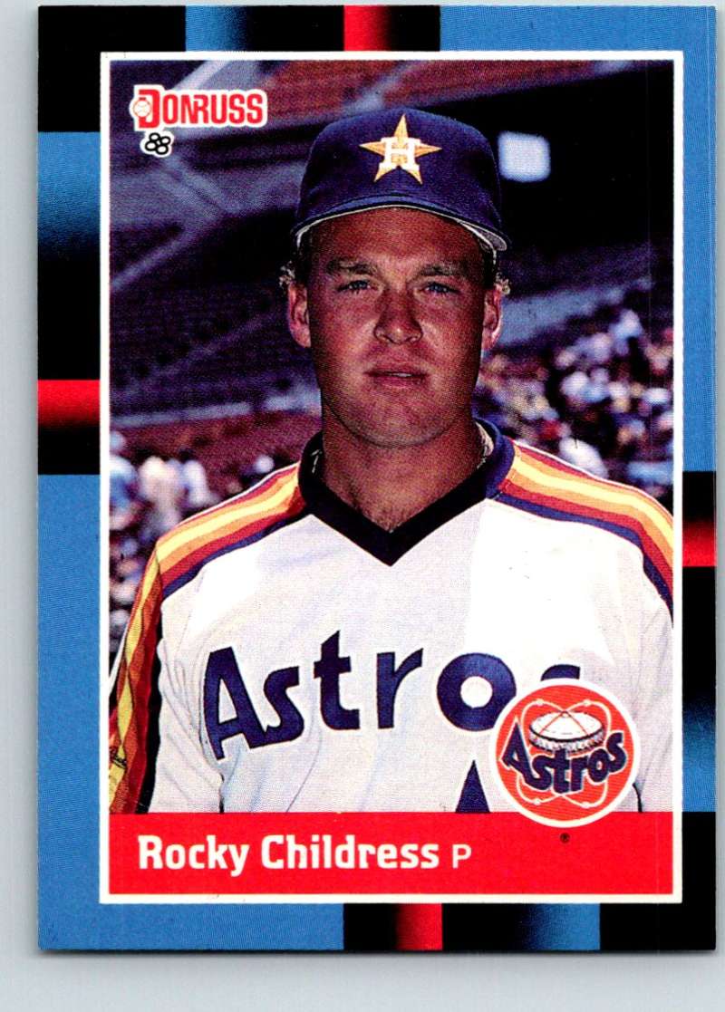 1988 Donruss #554 Rocky Childress Mint RC Rookie Image 1