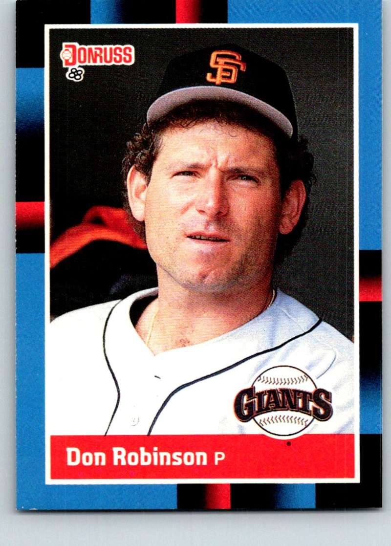 1988 Donruss #573 Don Robinson Mint  Image 1