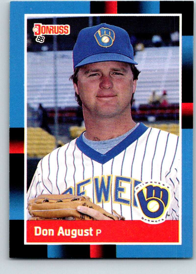 1988 Donruss #602 Don August Mint  Image 1