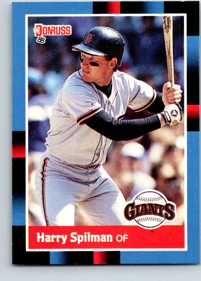 1988 Donruss #607 Harry Spilman Mint  Image 1