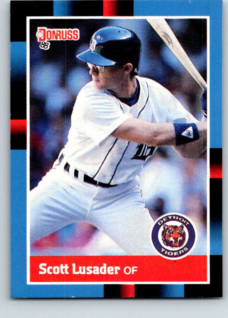 1988 Donruss #615 Scott Lusader Mint RC Rookie Image 1