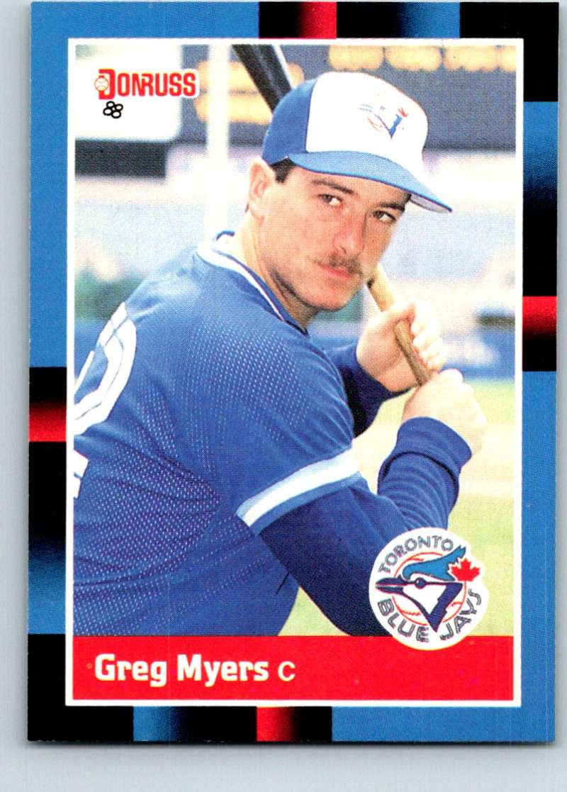 1988 Donruss #624 Greg Myers Mint RC Rookie Image 1