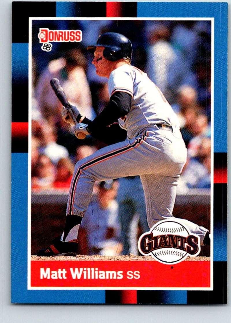 1988 Donruss #628 Matt Williams Mint RC Rookie Image 1