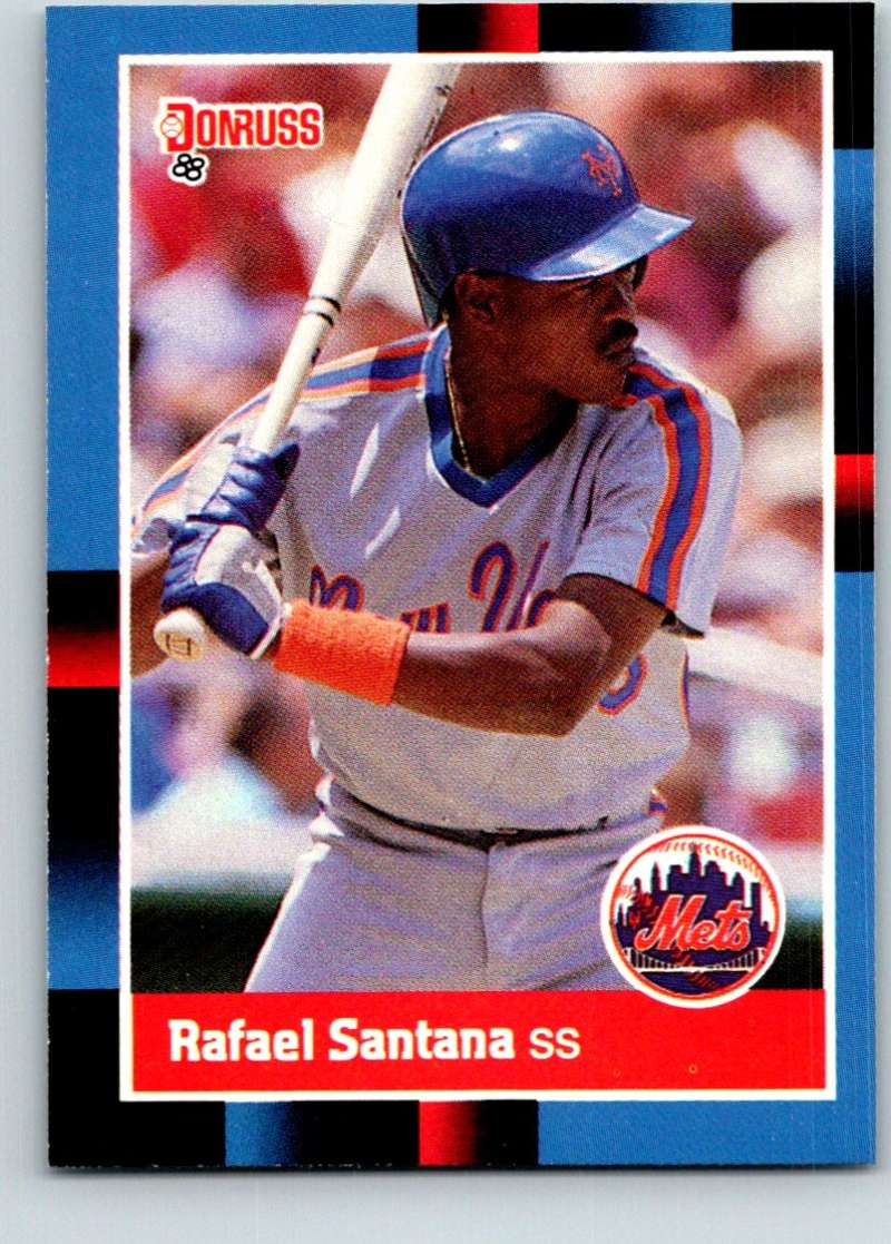1988 Donruss #633 Rafael Santana Mint  Image 1