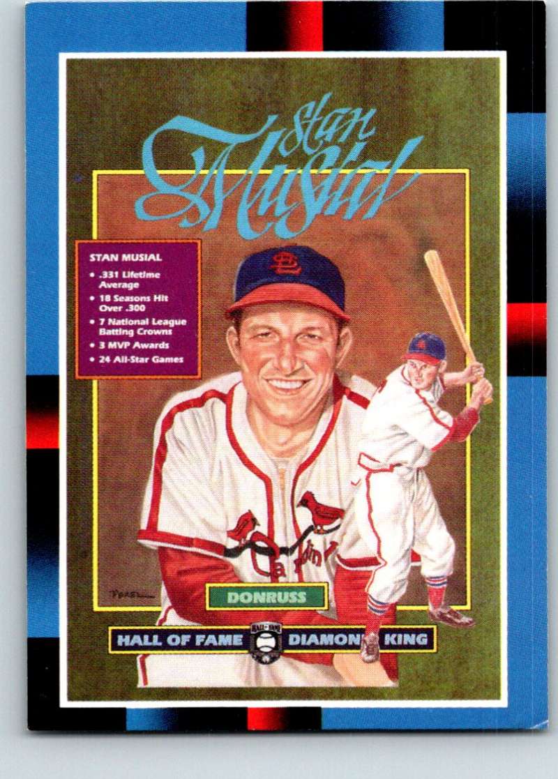 1988 Donruss #641 Stan Musial Puzzle Mint  Image 1
