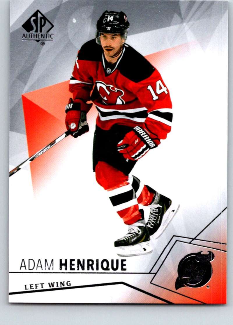 2015-16 Upper Deck SP Authentic #6 Adam Henrique NJ Devils Image 1
