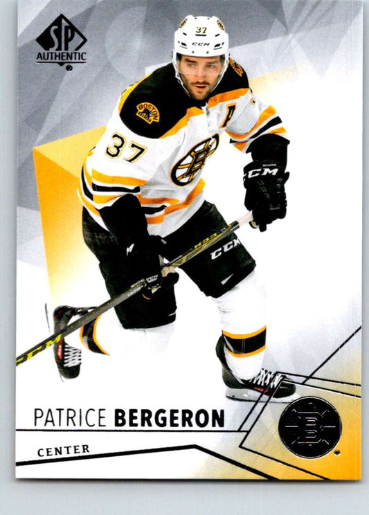 2015-16 Upper Deck SP Authentic #12 Patrice Bergeron Bruins