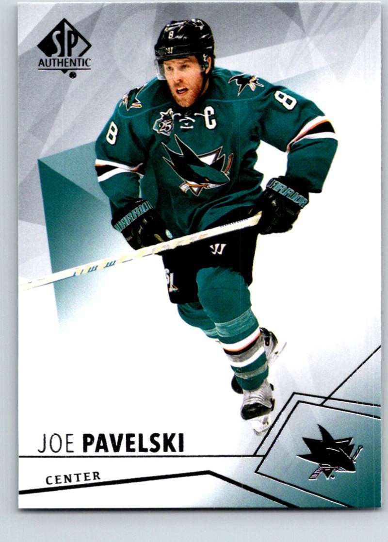 2015-16 Upper Deck SP Authentic #16 Joe Pavelski Sharks Image 1