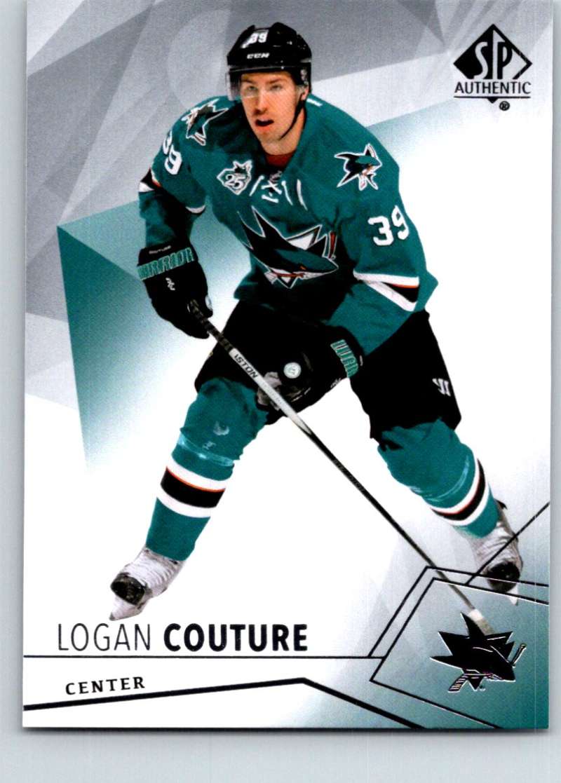 2015-16 Upper Deck SP Authentic #28 Logan Couture Sharks Image 1