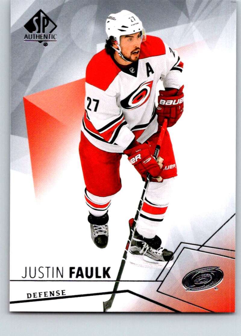 2015-16 Upper Deck SP Authentic #33 Justin Faulk Hurricanes Image 1